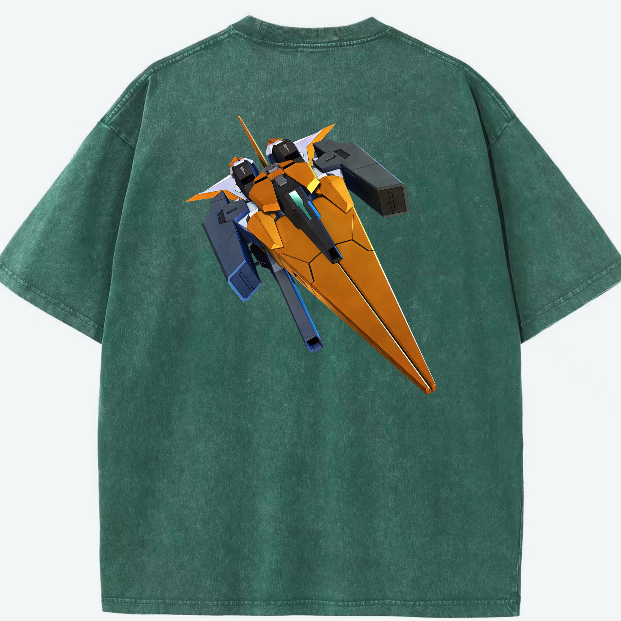 （画像用） 機動戦士ガンダム Mobile Suit Gundam 綿100% ヴィンテージ風 半袖Tシャツ（背面プリント）
